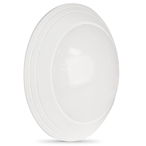 LED 13 Inch Round Edge Lit Flush Ceiling Fixture - 15 Watt - 1050 Lumens - Nickel Trim - Feit Electric
